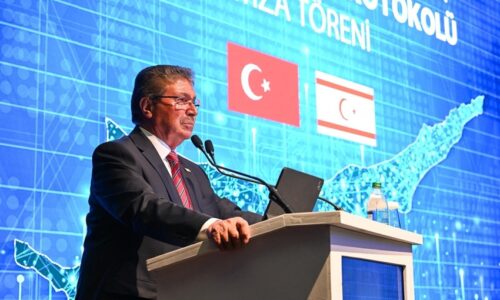 Başbakan Ünal Üstel, Kuzey Kıbrıs Türk Cumhuriyeti Fiber Dönüşüm Protokolü İmza Törenine Katıldı…