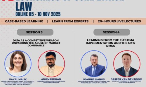 Happening today, 𝐂𝐈𝐑𝐂’𝐬 𝟏𝟎𝐭𝐡 𝐖𝐢𝐧𝐭𝐞𝐫 𝐒𝐜𝐡𝐨𝐨𝐥 𝐨𝐧 𝐄𝐜𝐨𝐧𝐨𝐦𝐢𝐜𝐬 𝐨𝐟 𝐂𝐨𝐦𝐩𝐞𝐭𝐢𝐭𝐢𝐨𝐧 𝐋𝐚𝐰!