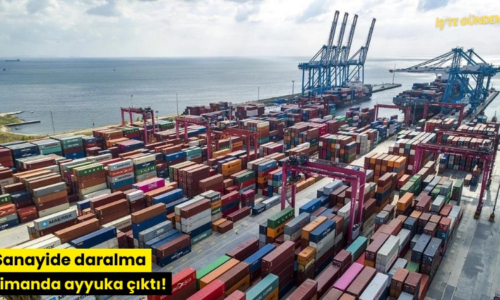Sanayide daralma limanda ayyuka çıktı!