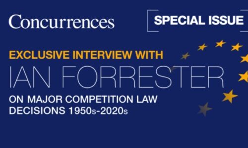 e-Competitions: Ian Forrester on 70 years of EU competition law