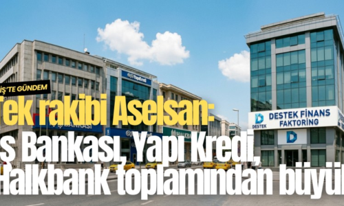 Tek rakibi Aselsan: İş Bankası, Yapı Kredi, Halkbank toplamından büyük finans devi