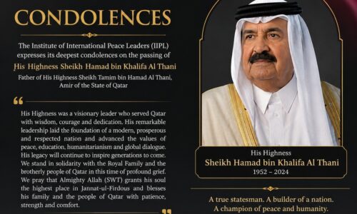 EXPRESSION OF CONDOLENCES ON THE PASSING OF HIS HIGHNESS SHEIKH HAMAD BIN KHALIFA AL THANI